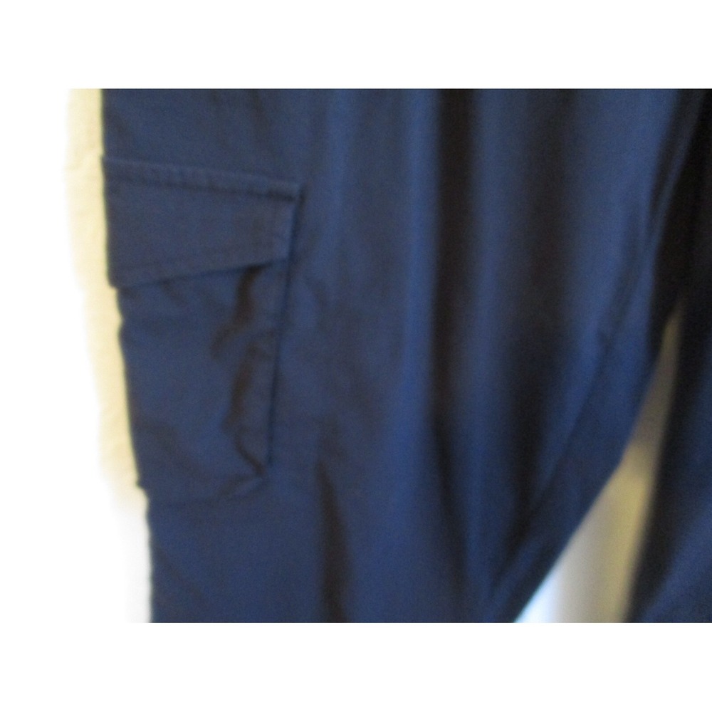 Black Lucy Stretch Nylon Capri Pants Size 6 Roll Tab Cuff - Picture 2 of 7